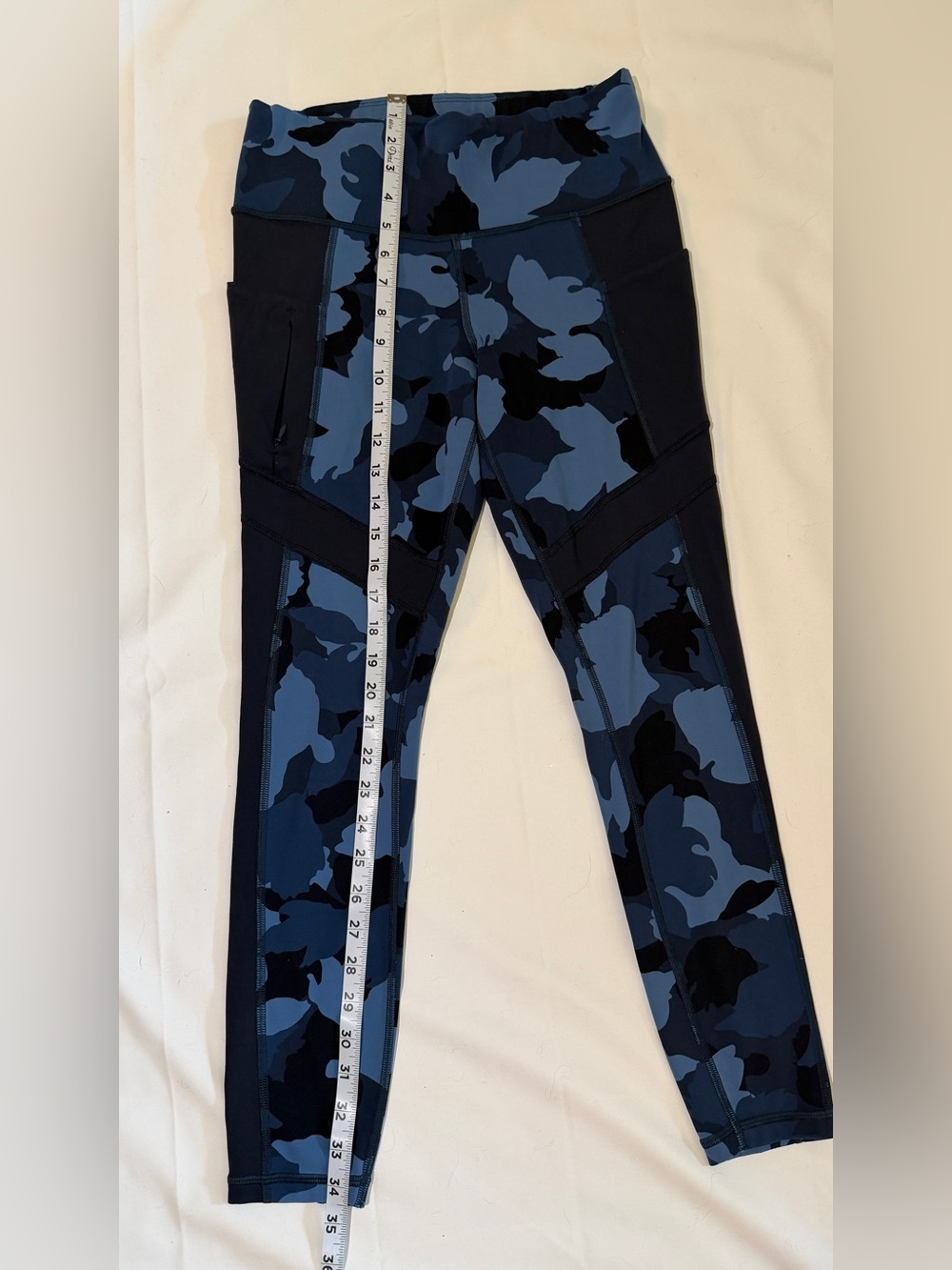 Athleta Blue Camo Leggings - Picture 7 of 7